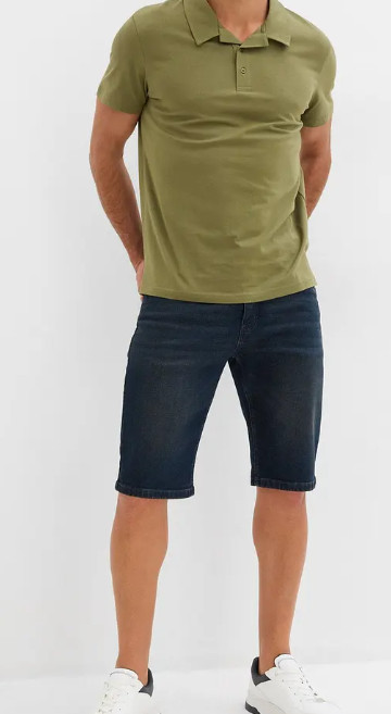 BERMUDY JEANSOWE MĘSKIE