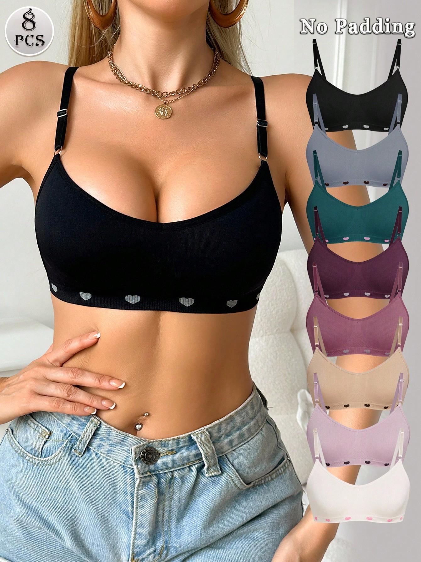gładki biustonosz 8-pack