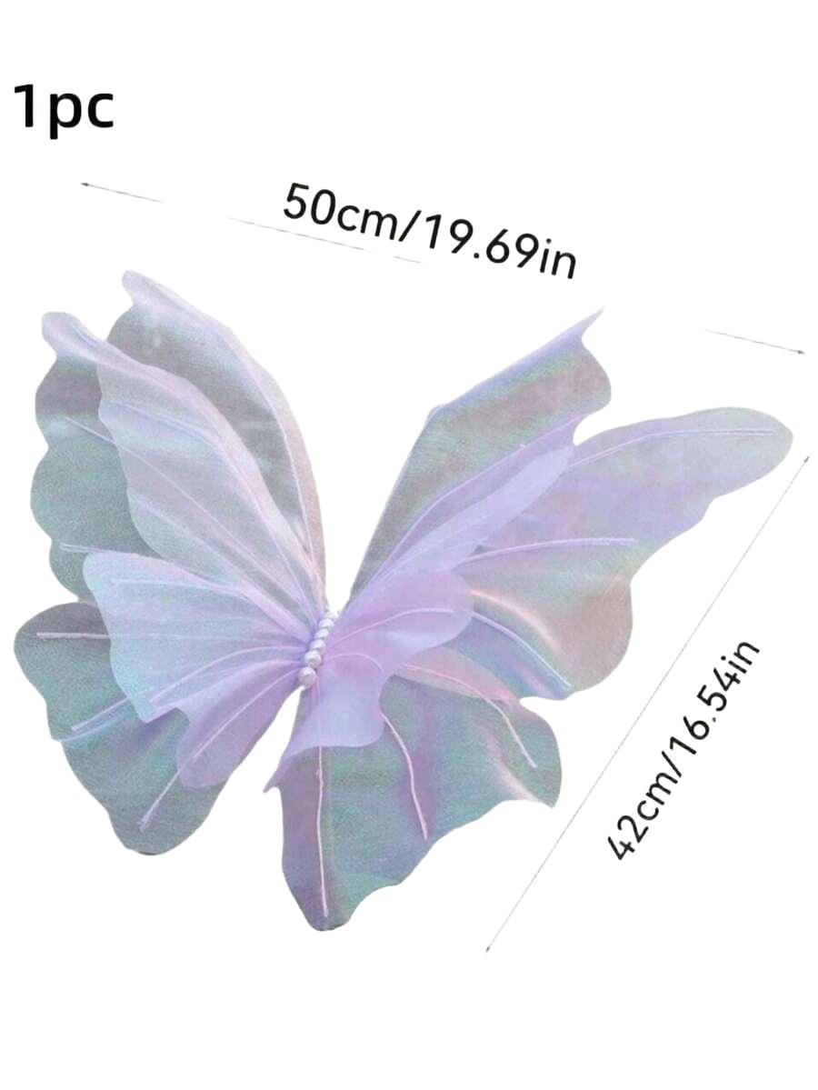 fioletowy MOTYL DEKORACJA