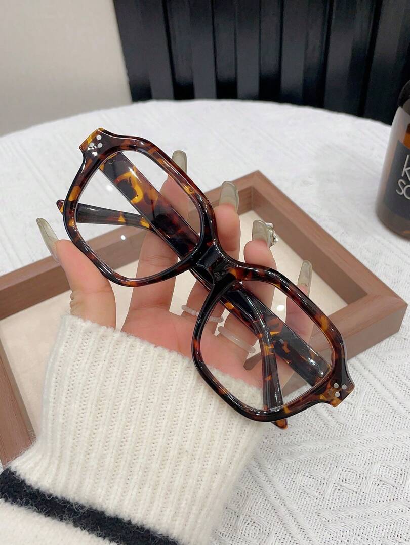 okulary zerówki animal print