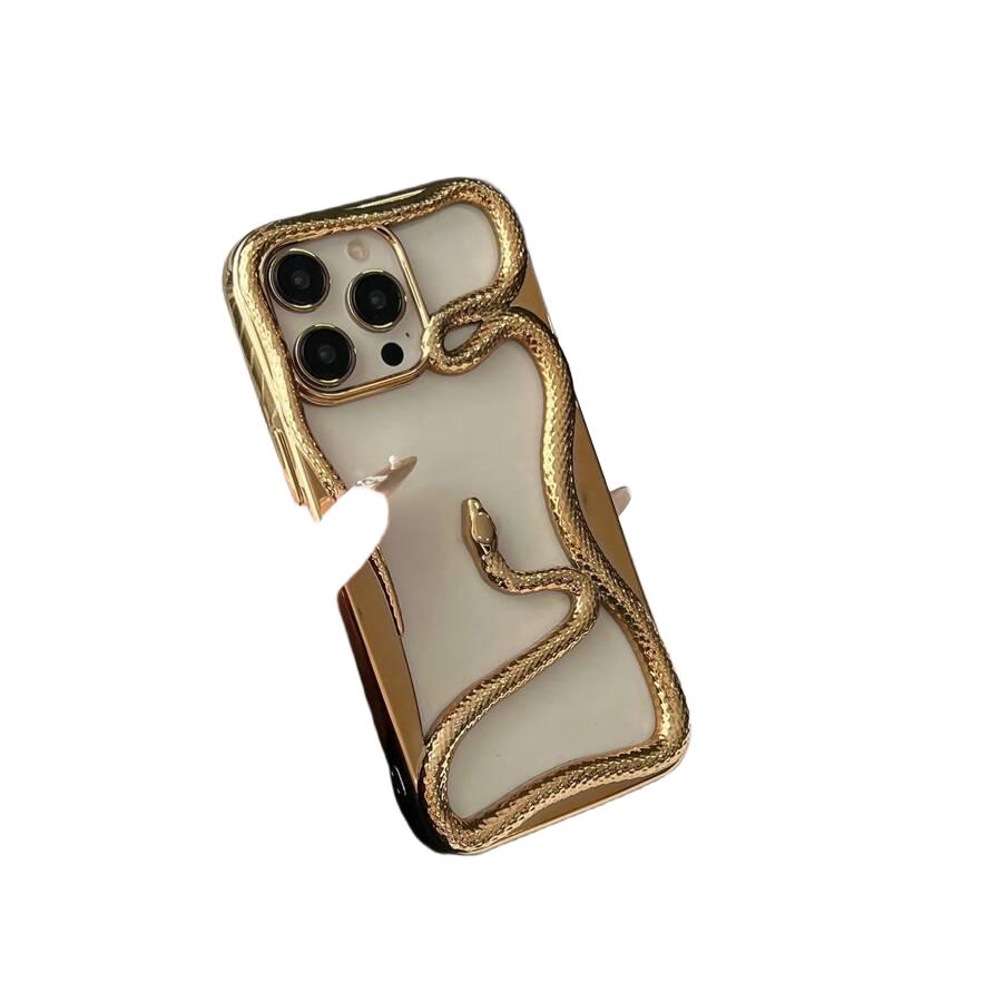 ZŁOTE ETUI NA TELEFON IPHONE