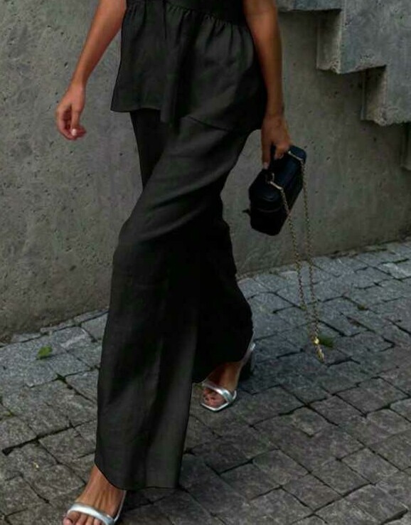 CZARNE SPODNIE CASUAL 