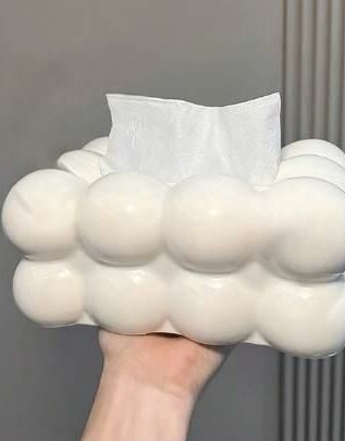 białe pudełko na chusteczki