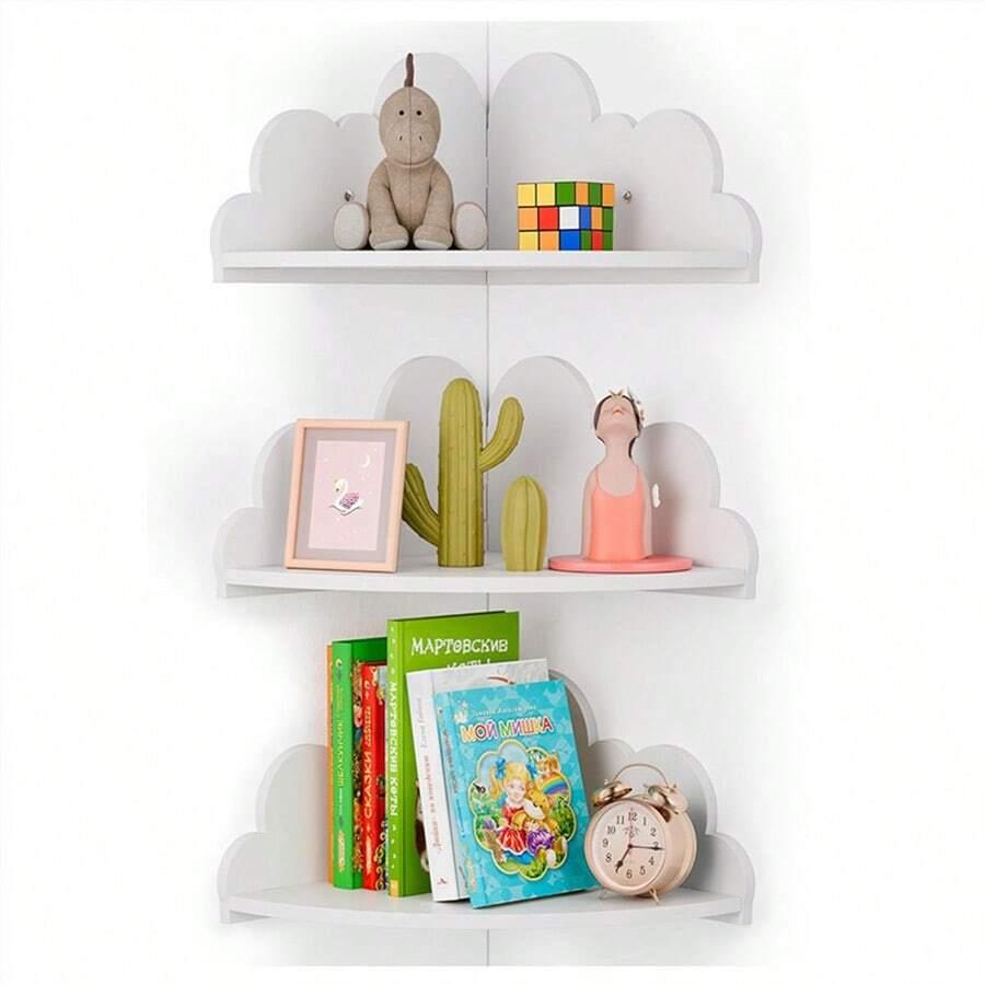 BIAŁA PÓŁKA NA ŚCIANĘ 1-PACK