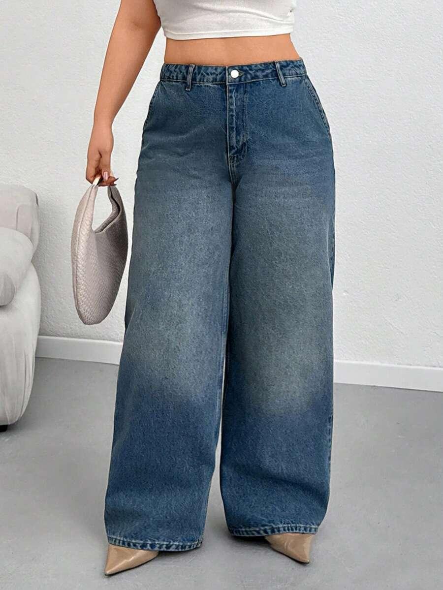 NIEBIESKIE SPODNIE JEANS