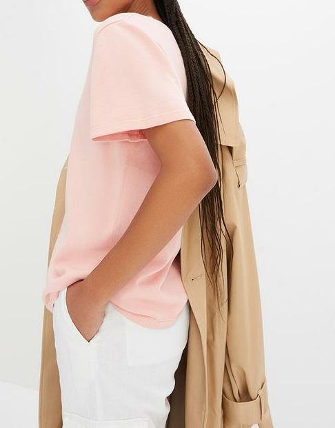  BLUZKA Z OKRĄGŁYM DEKOLTEM 
