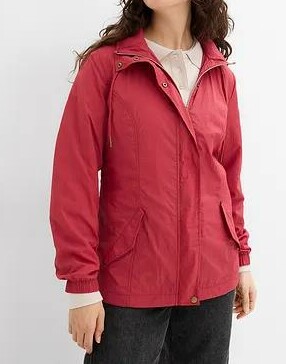 KURTKA DAMSKA PLUS SIZE Z KAPTUREM WIATRÓWKA