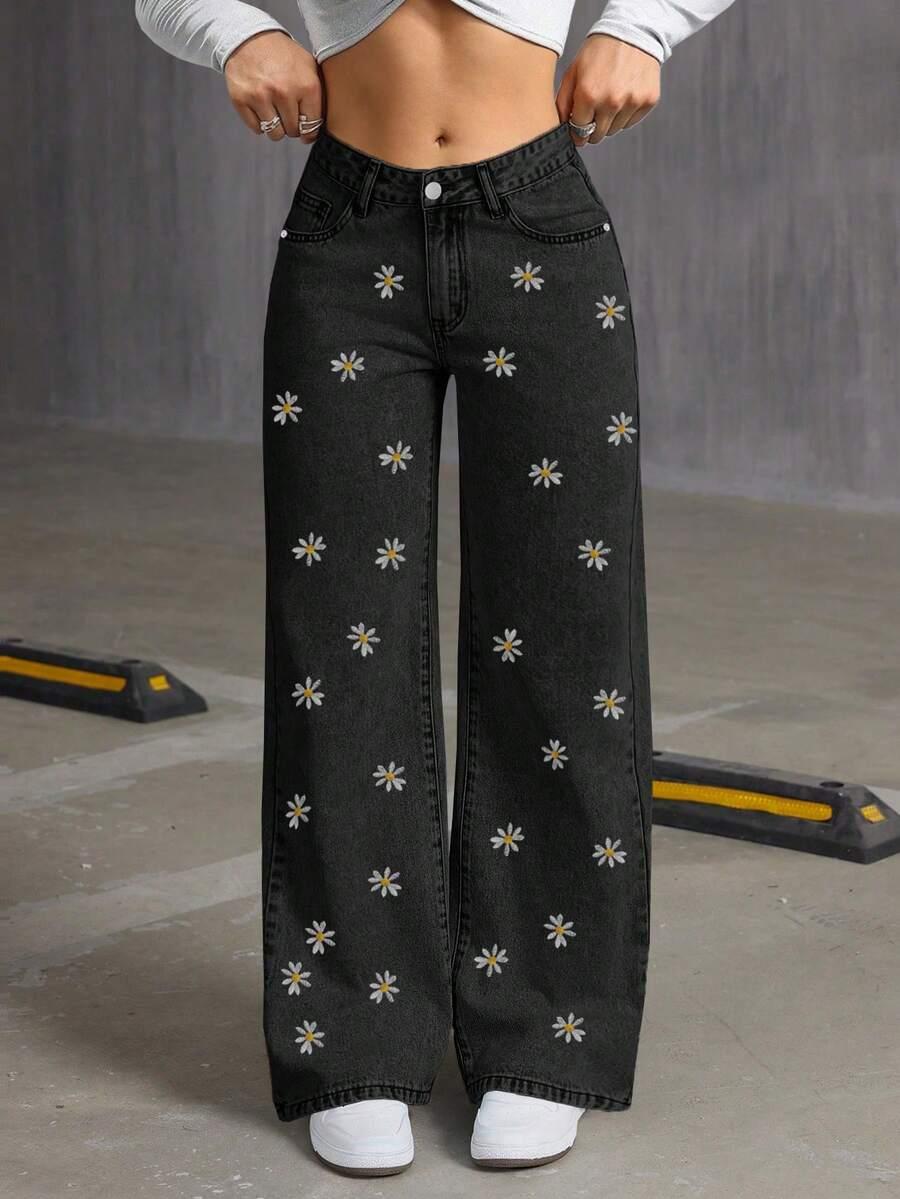 czarne spodnie jeans