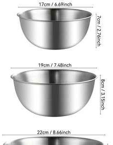 srebrna miska 2-pack