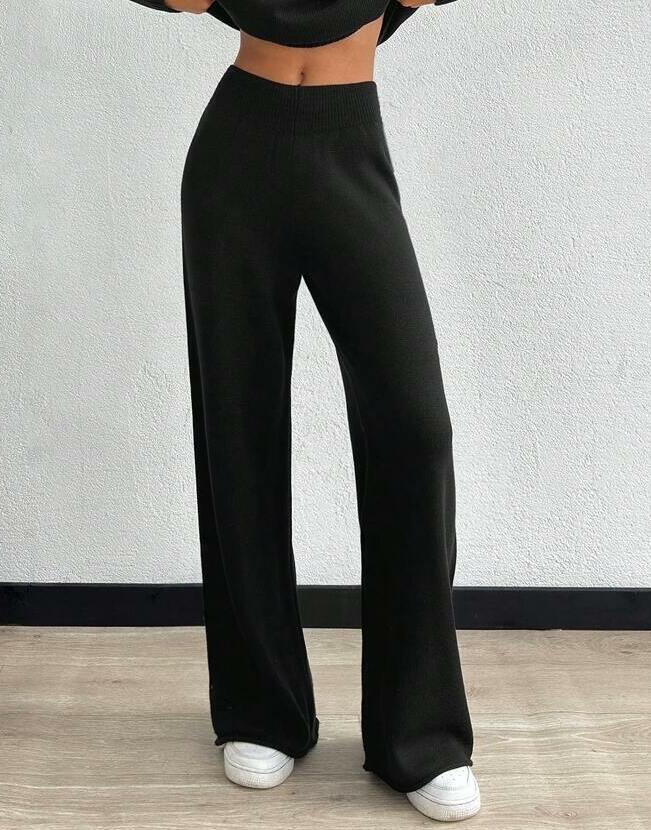 CZARNE SPODNIE CASUAL