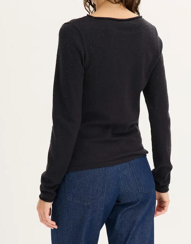 SWETER Z cyrkoniami
