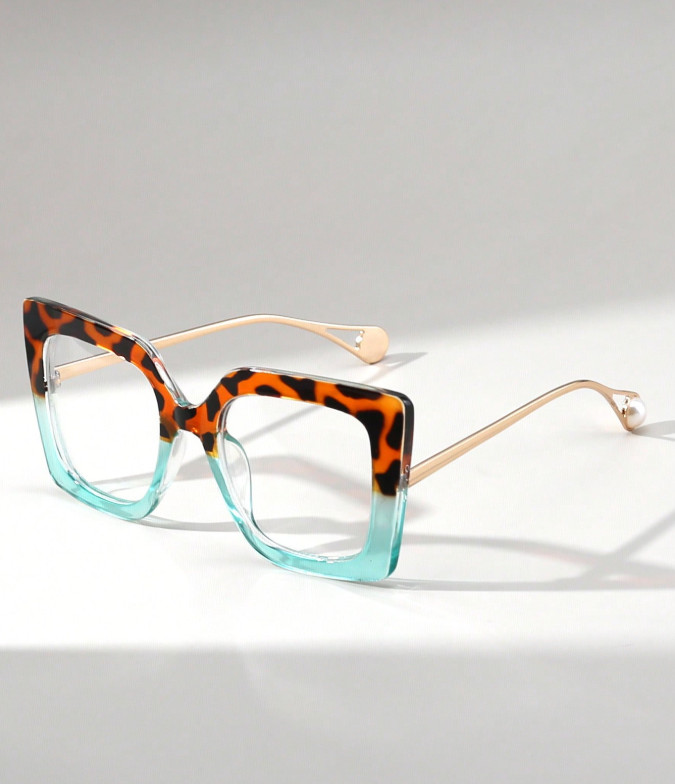 okulary zerówki animal print