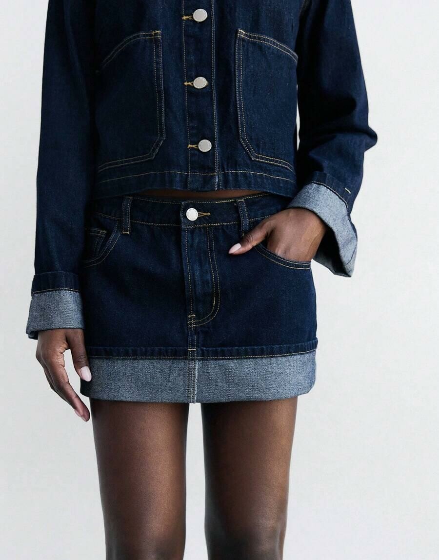 MINI SPÓDNICA JEANS