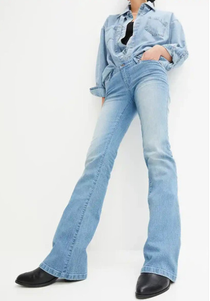 NIEBIESKIE SPODNIE JEANS