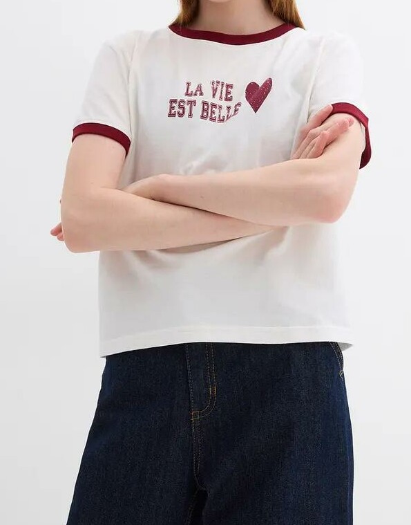 T-SHIRT Z NADRUKIEM