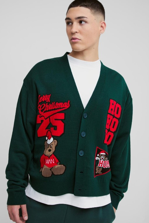 DZIANINOWY SWETER GUZIKI 