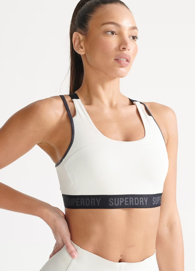 szary sportowy top logo