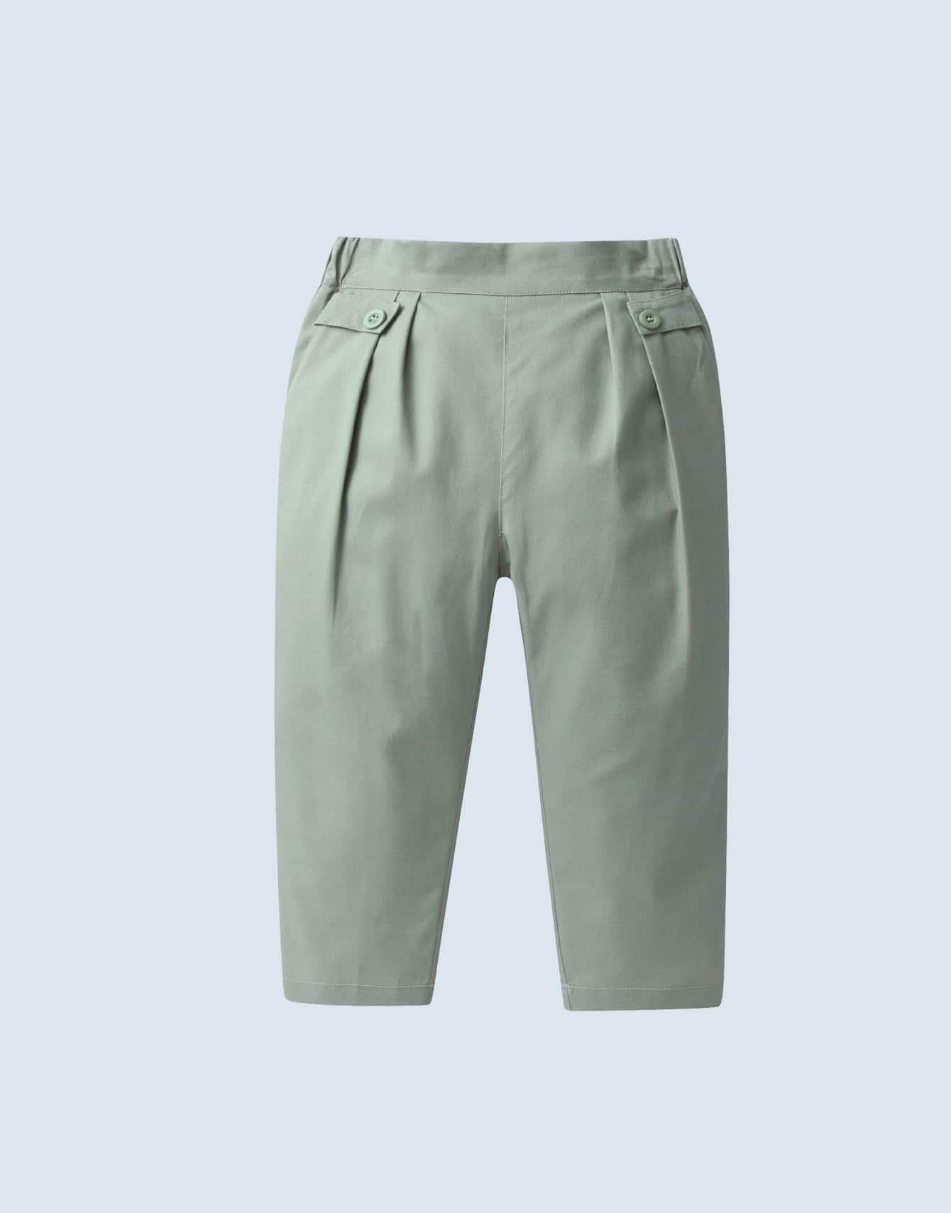 zielone spodnie casual