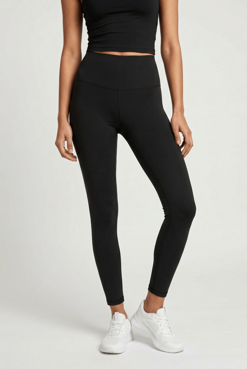 CZARNE LEGGINSY SPORTOWE WYSOKI STAN