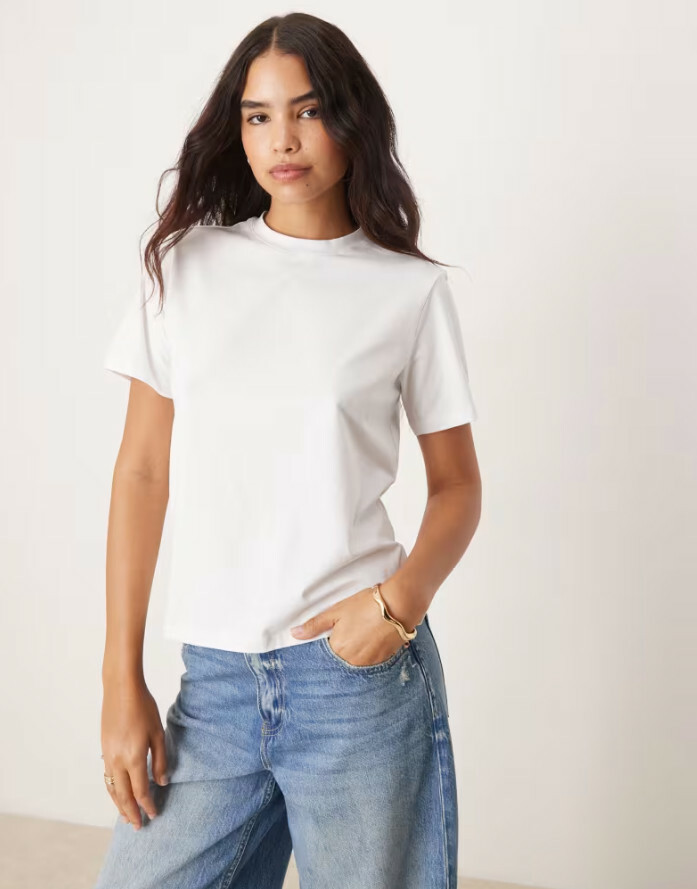 BIAŁY T-SHIRT BASIC
