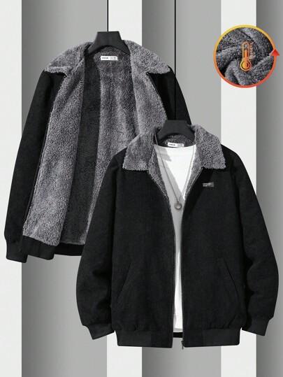 czarna ocieplana bluza