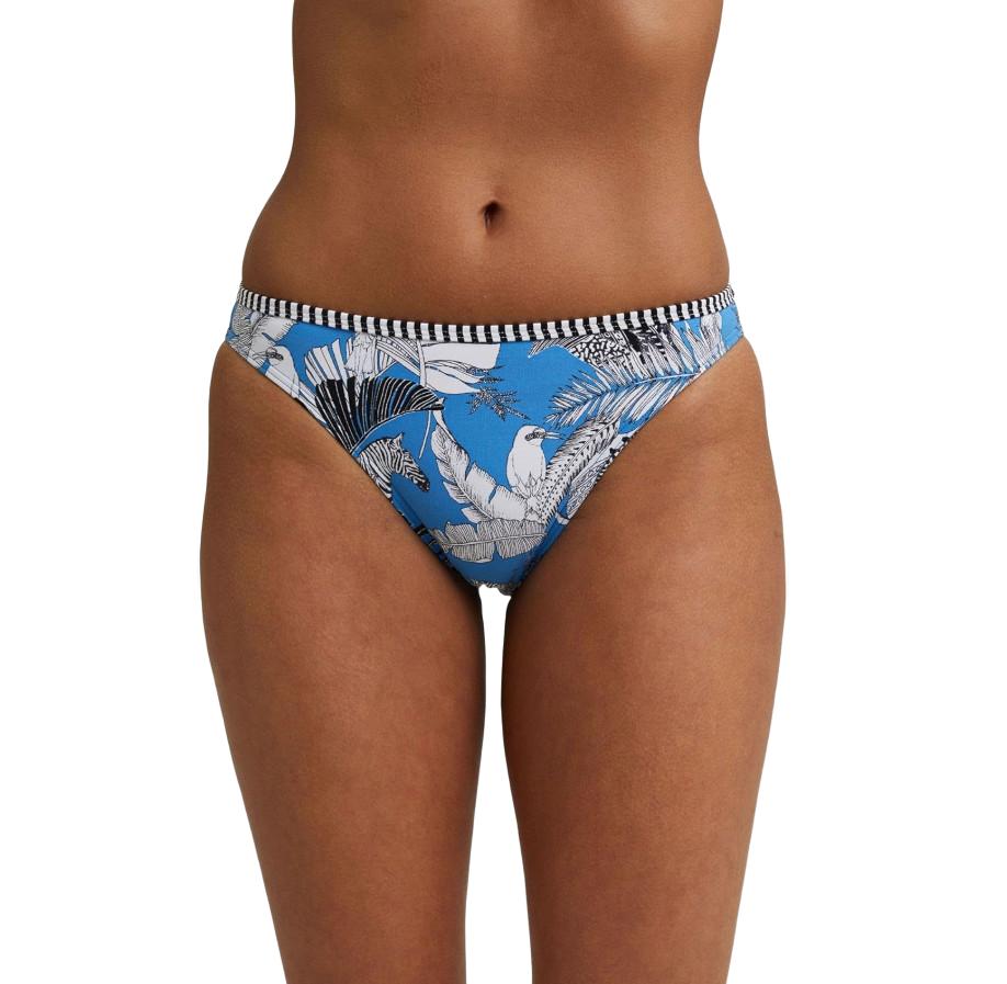 niebieski dół od bikini wzór