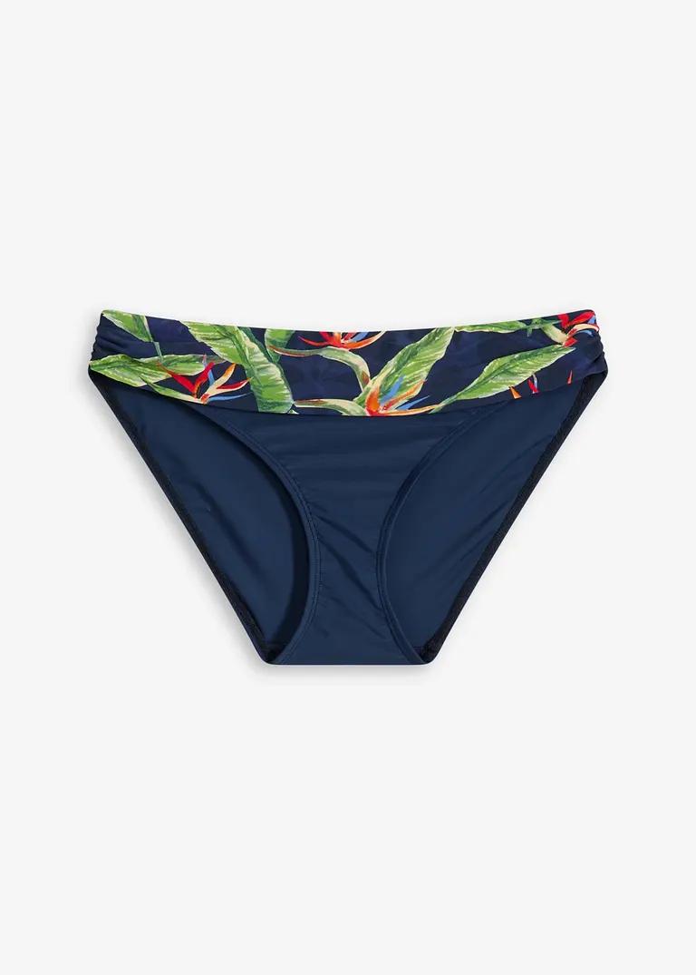 MAJTKI OD BIKINI PLUS SIZE ROŚLINNY WZÓR