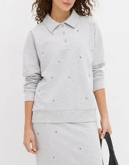 BLUZA DAMSKA REGULAR BAWEŁNIANA 