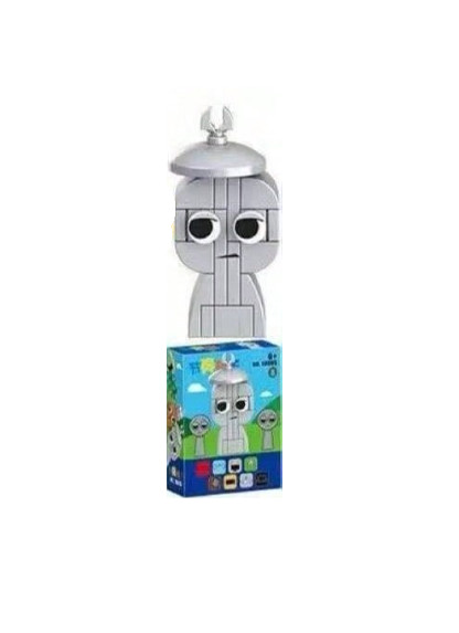 szare klocki robot