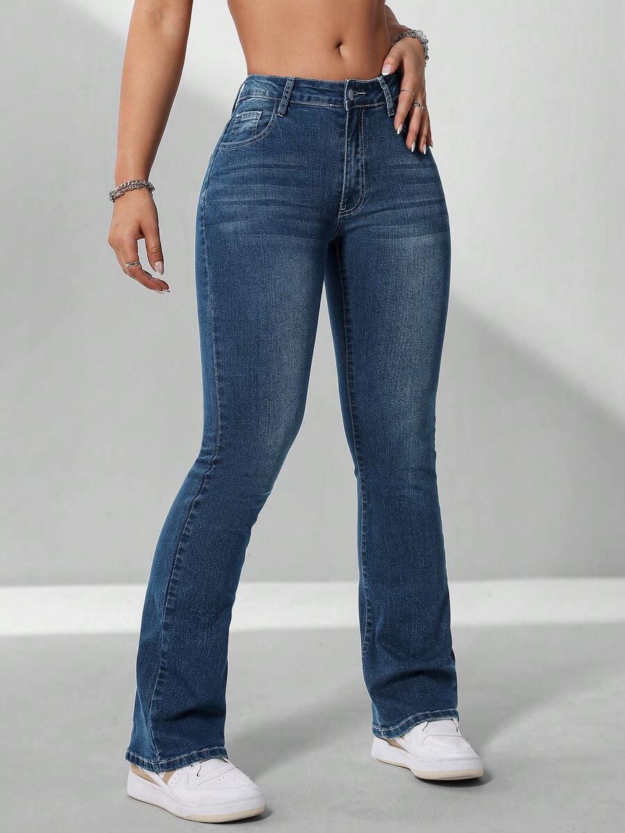 spodnie jeans dzwony