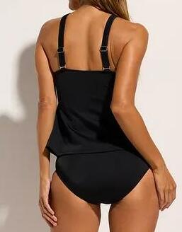 CZARNY KOMPLET TANKINI 
