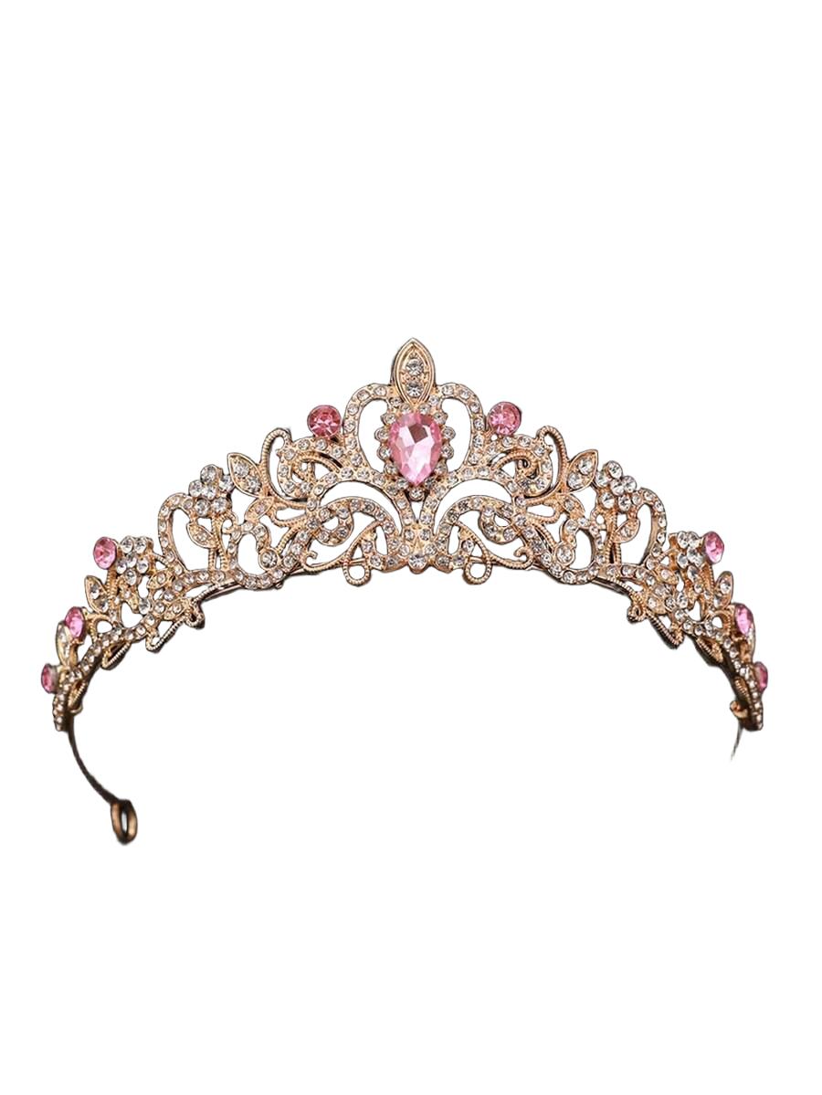 ZŁOTA TIARA ZDOBIENIE