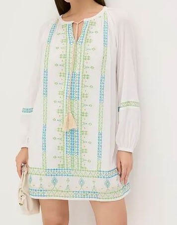 SUKIENKA BOHO MINI Z HAFTEM