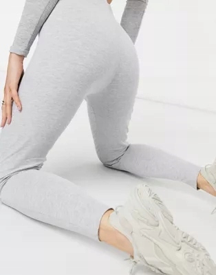 szare legginsy wysoki stan