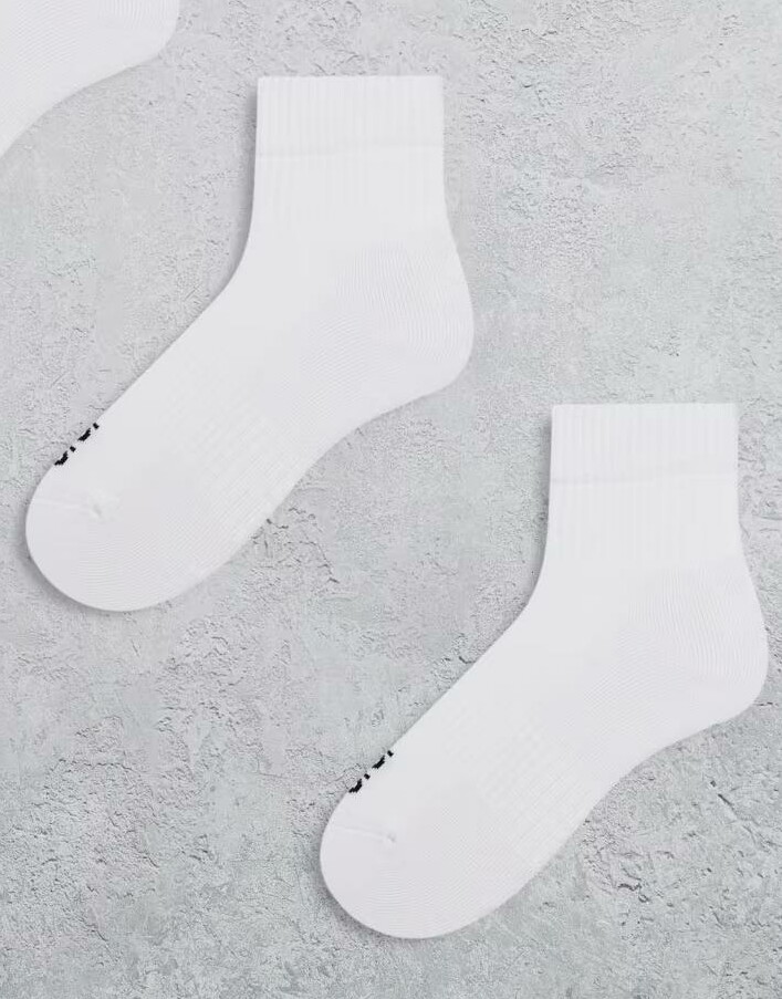 białe skarpety 2-pack