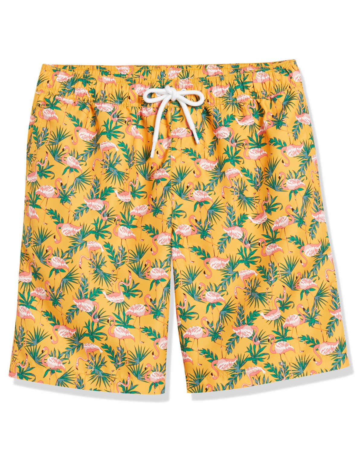 KĄPIELÓWKI TROPICAL PRINT FLAMING WIĄZANIE