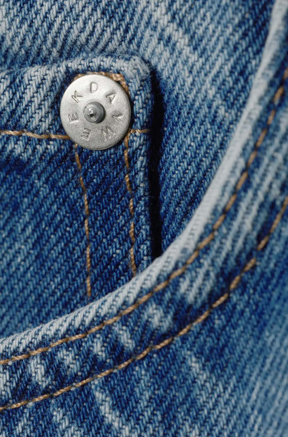 PROSTE SPODNIE JEANS OMBRE
