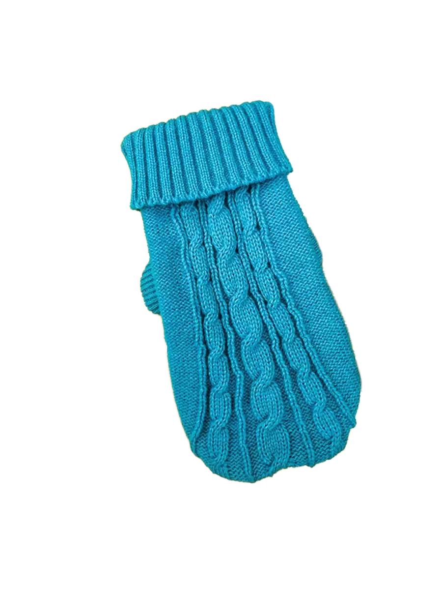 niebieskie ubranko dla psa sweter