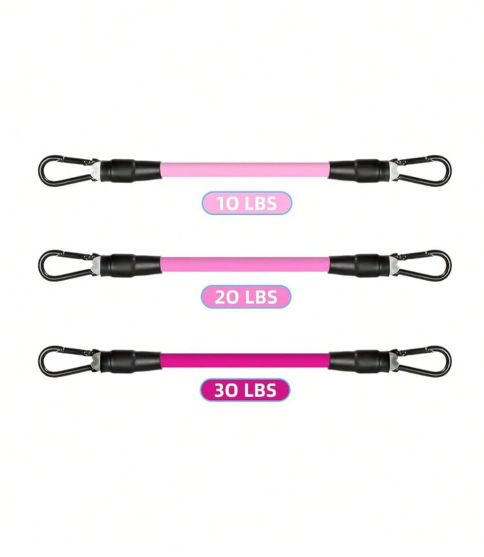 RÓŻOWE gumy treningowe 3-pack