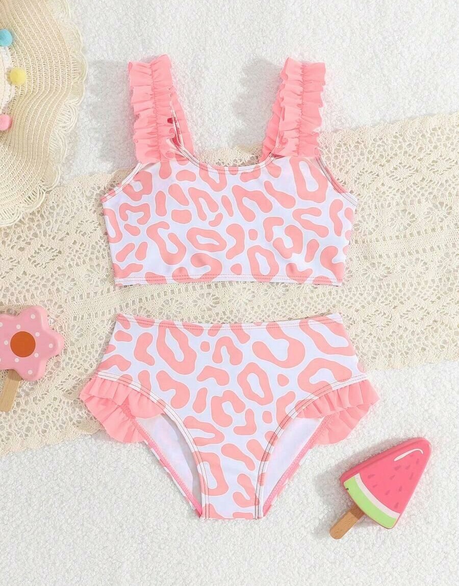 DWUCZĘŚCIOWY STRÓJ KĄPIELOWY animal print