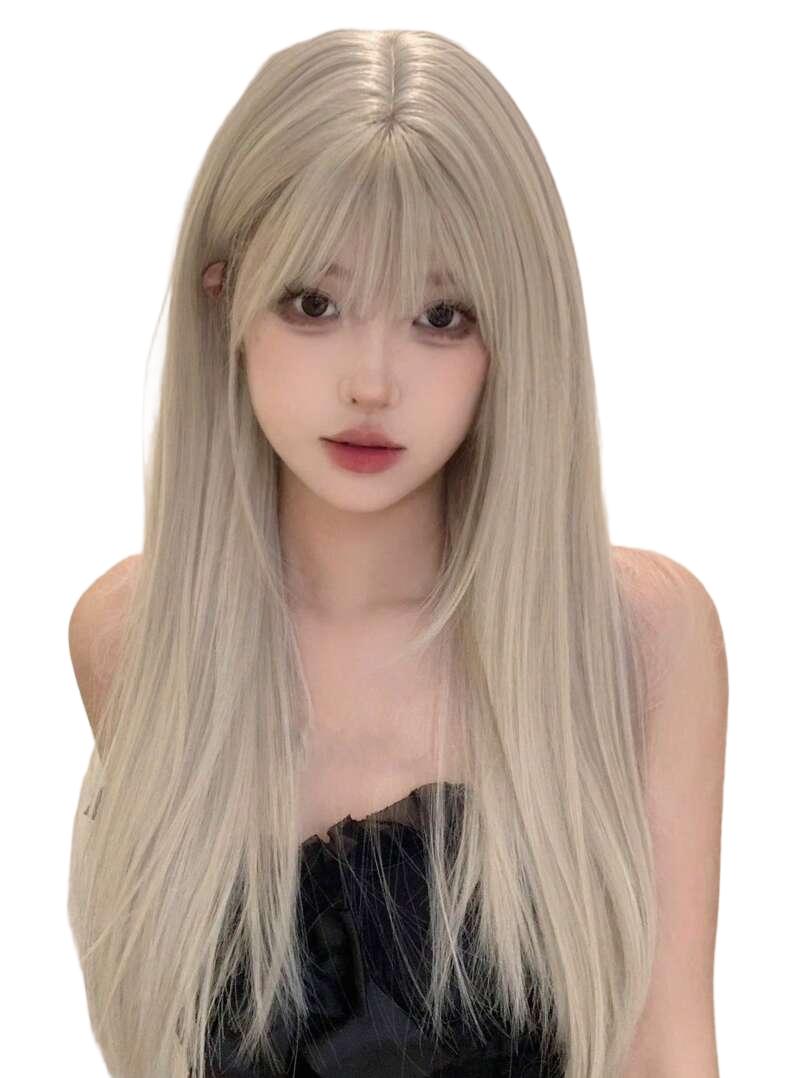 BLOND SYNTETYCZNE WŁOSY PERUKA