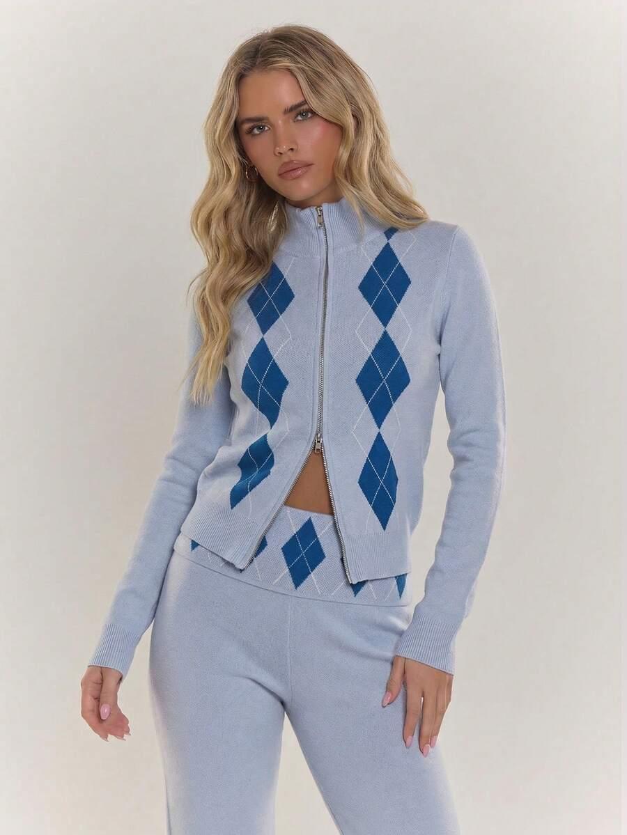 niebieska bluza zamek