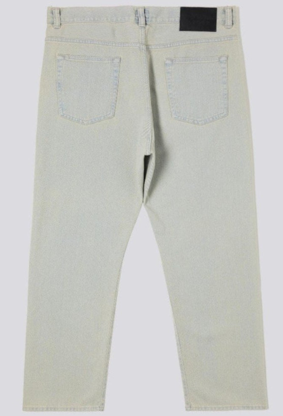 NIEBIESKIE SPODNIE JEANS WASH EFFECT