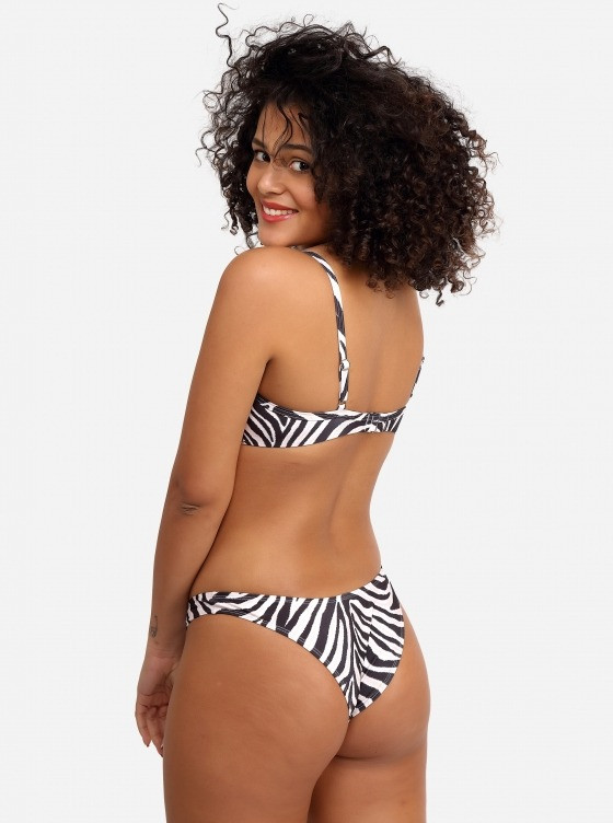 GÓRA OD BIKINI zebra print