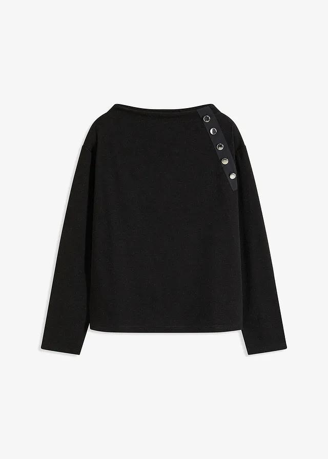 BLUZA OZDOBNYMI GUZIKAMI