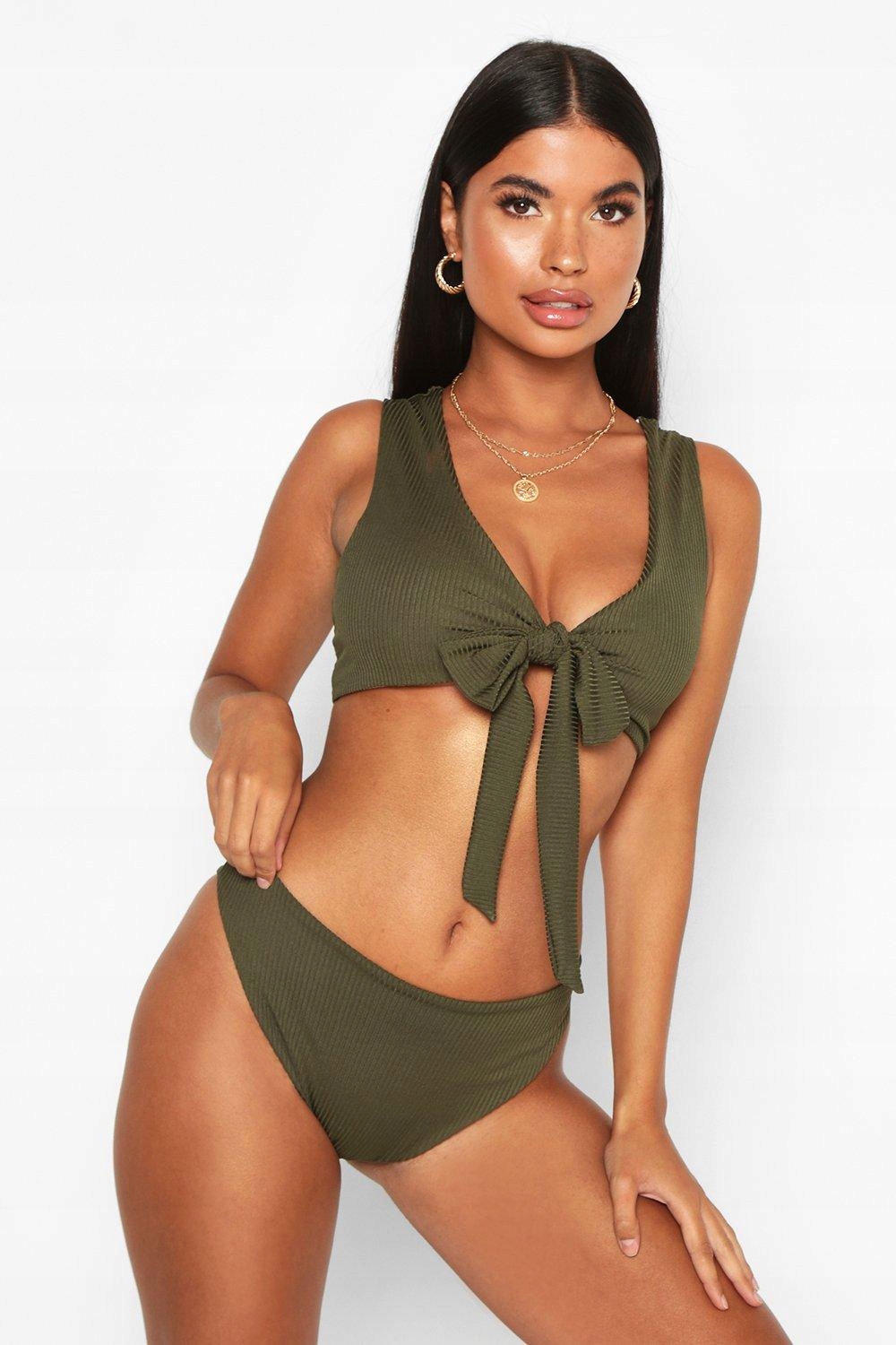 zielony dół od bikini
