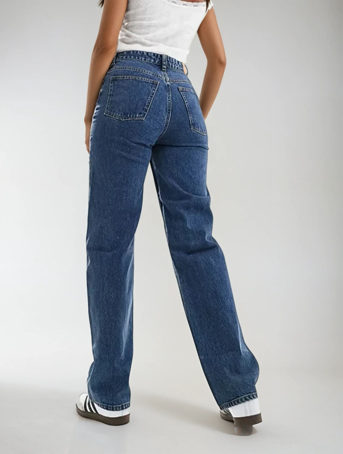 NIEBIESKIE SPODNIE JEANS