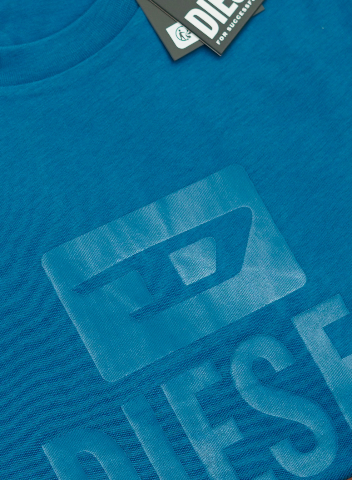 niebieski t-shirt logo A09753RPATI