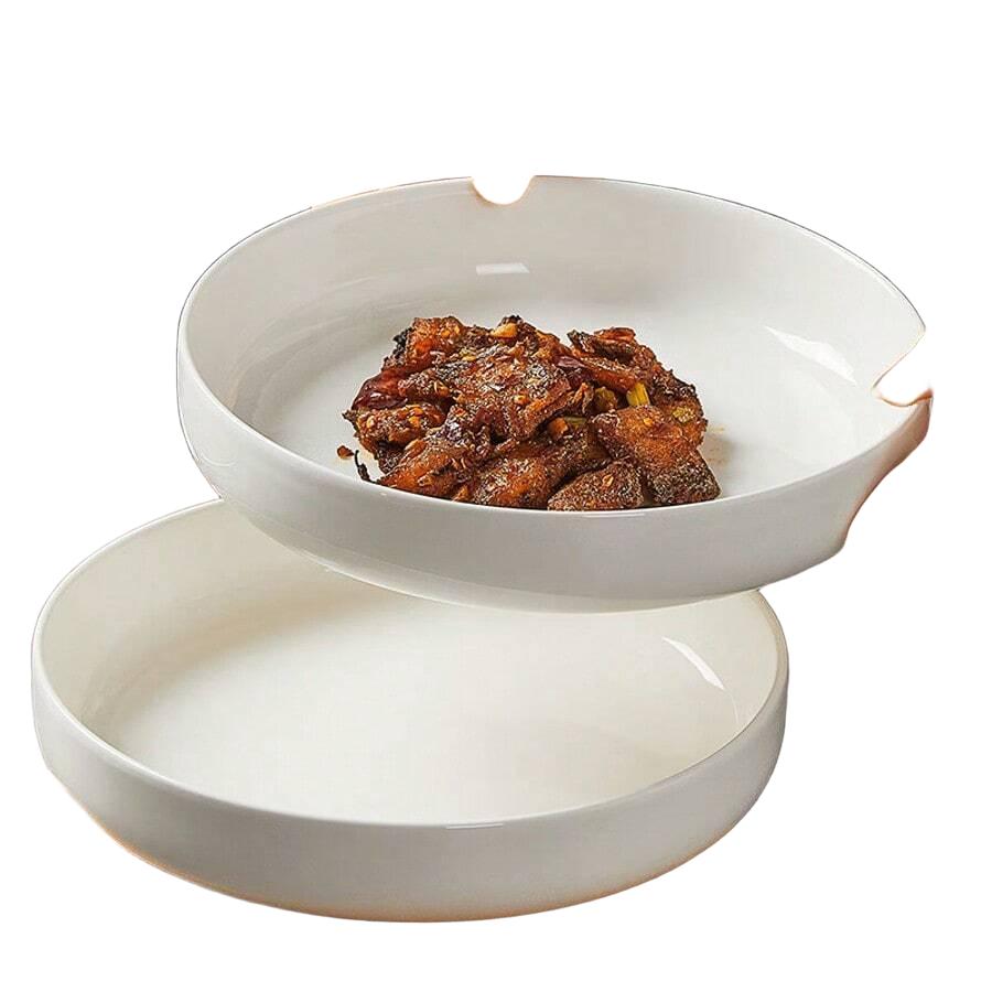 TALERZ OBIADOWY CERAMICZNY 4-pack