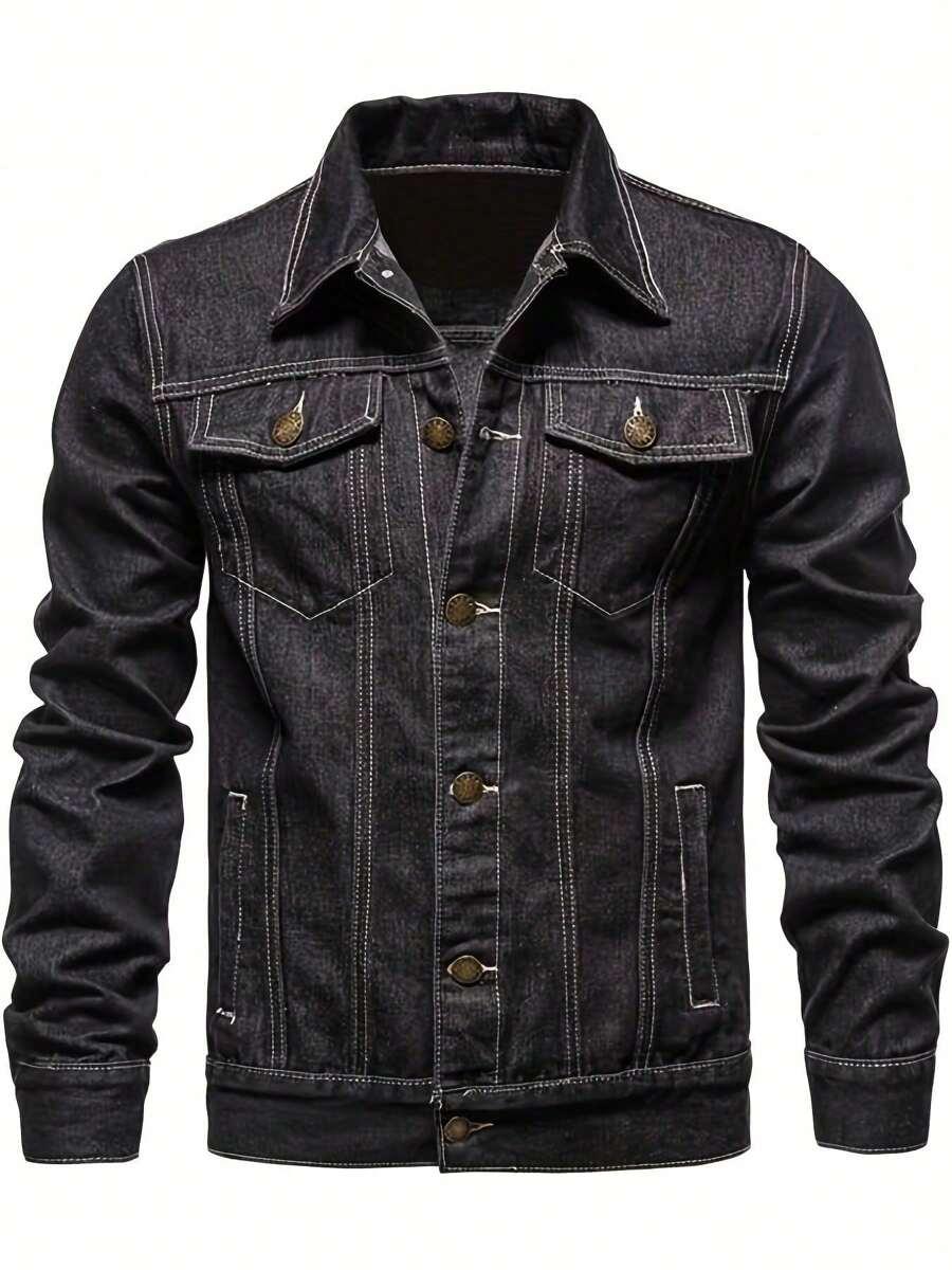 czarna kurtka jeans
